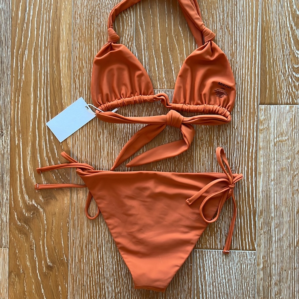 NWT Mikoh bikini set rust color - Picture 2 of 4